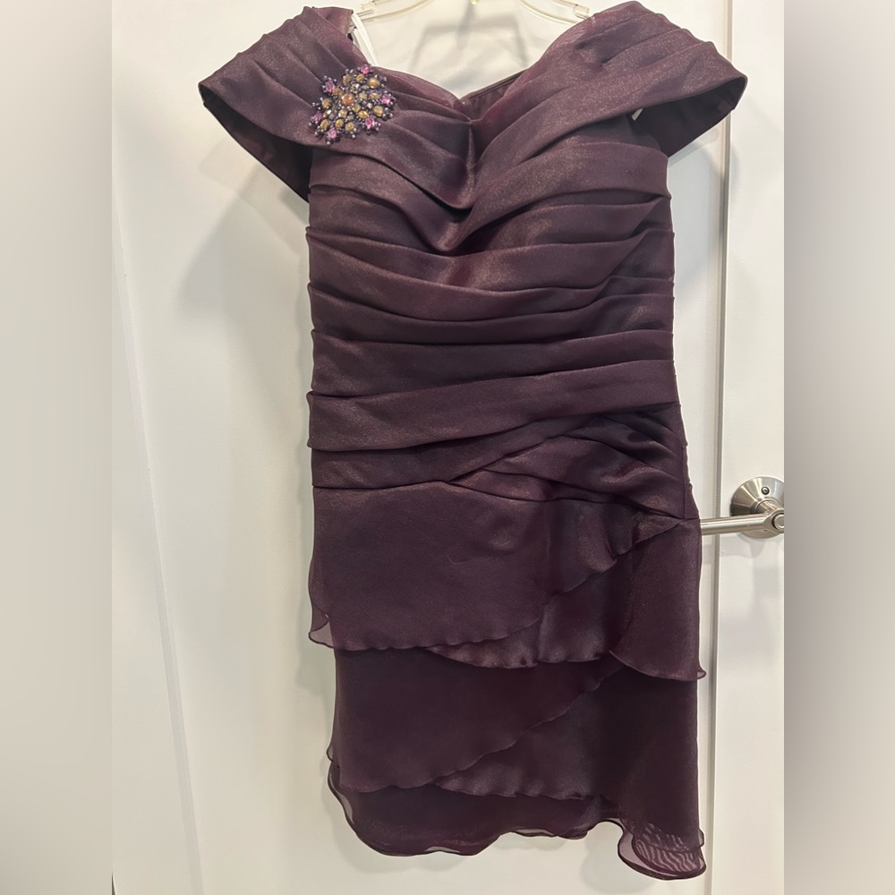 Alyce Designs Eggplant Short Dress